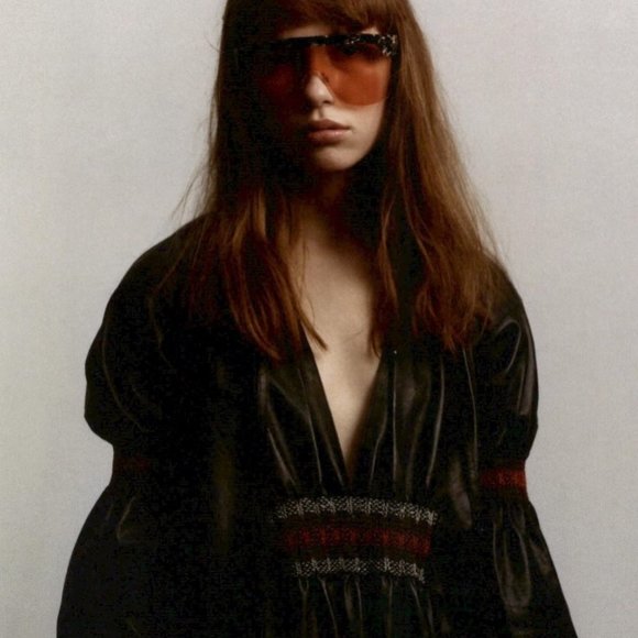 Loewe Sunglasses with Orange Lenses and Black Frame - Picture 10 of 12